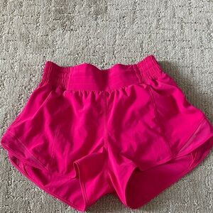 Lululemon Athletica Hot Pink Athletic Shorts